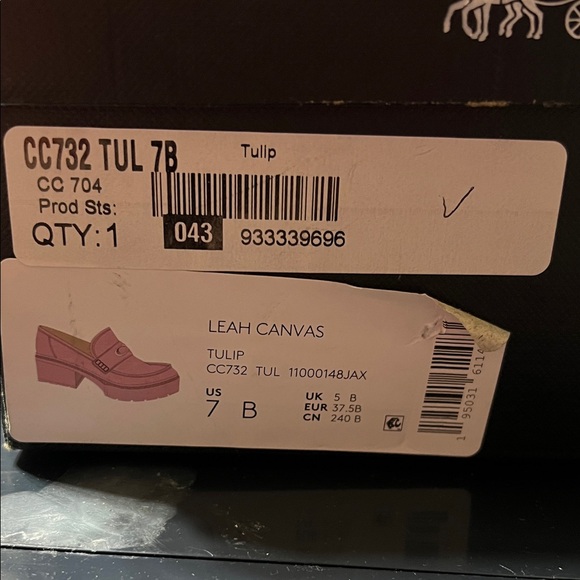 Coach Pink Women's Loafers - Picture 5 of 5